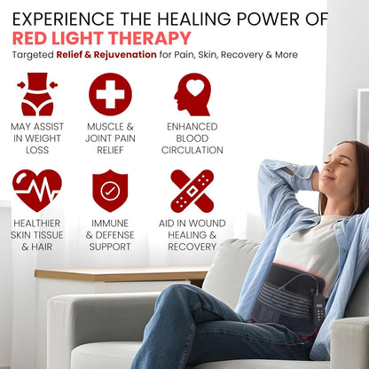 Professional Grade Infrared Red Light Therapy Belt