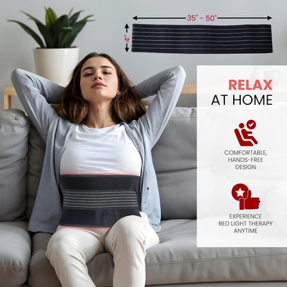 Professional Grade Infrared Red Light Therapy Belt